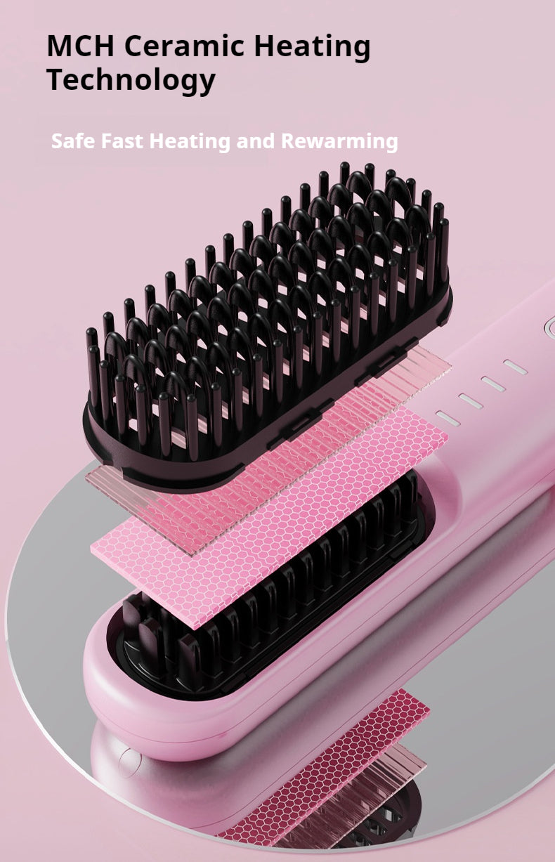 Heating Straight Hair Comb