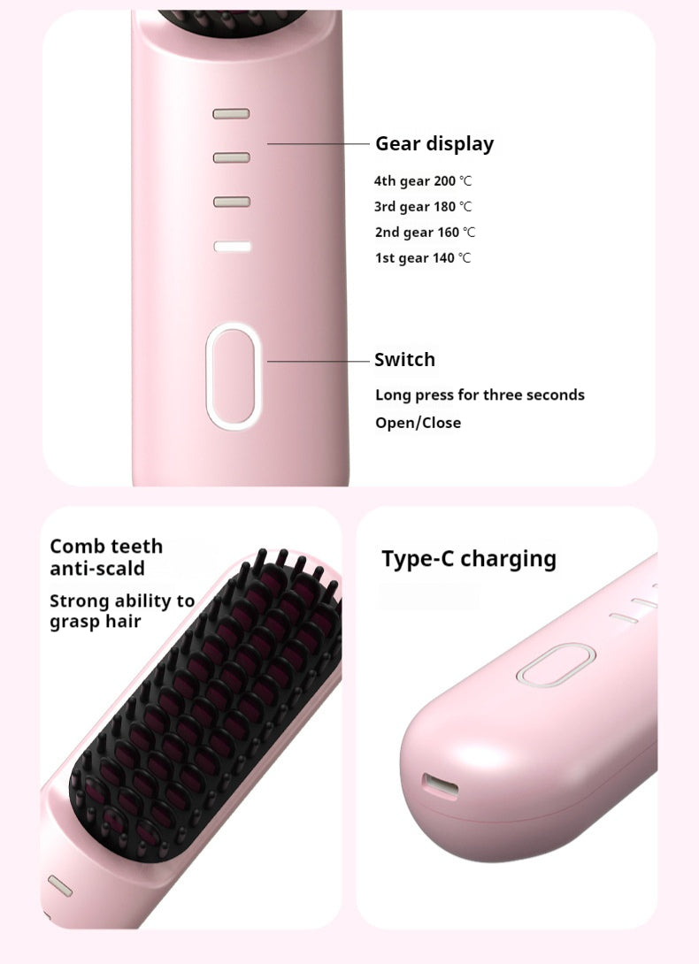 Heating Straight Hair Comb